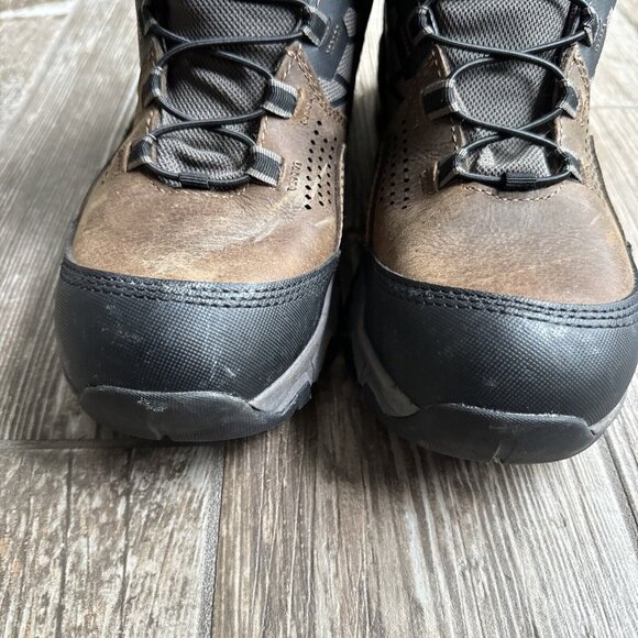 Carolina Boots Men's 11.5D  8" Waterproof Work Brown Leather Fabric Lace CA5053 - Picture 9 of 10